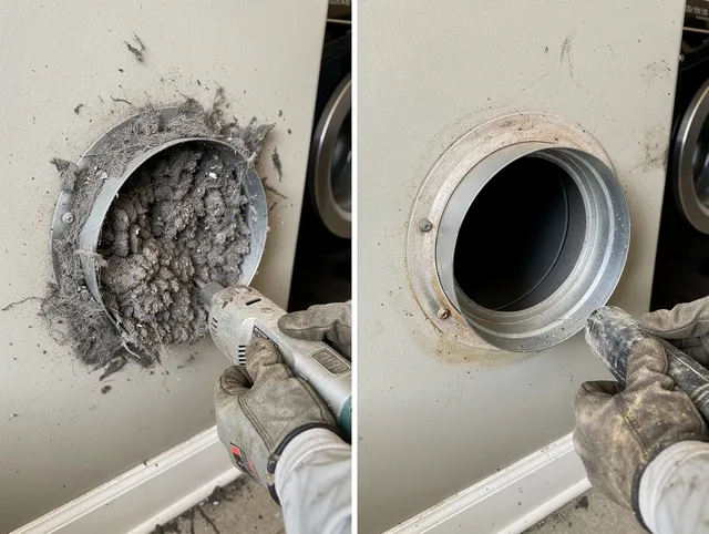 Professional clogged vent cleaning by Chino Hills Dryer Vent Cleaning in Chino Hills