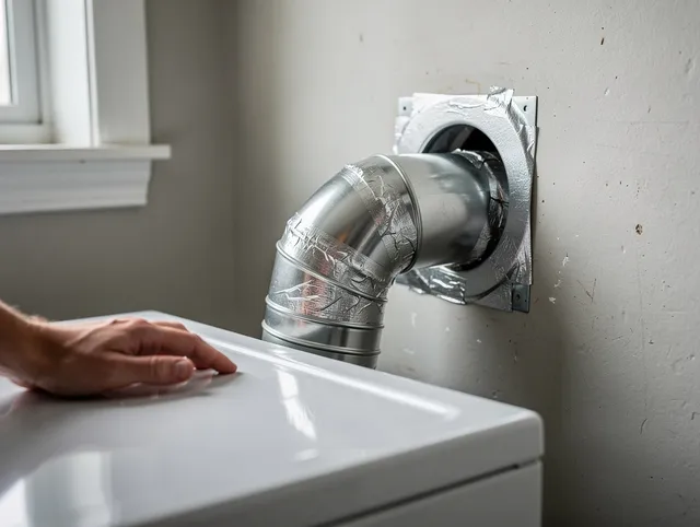 Chino Hills Dryer Vent Cleaning expert performing professional dryer vent repair and installation in Chino Hills